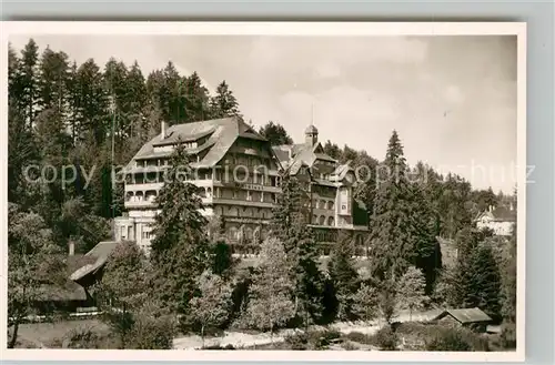 AK / Ansichtskarte Freudenstadt Luz Hotel Waldlust Freudenstadt