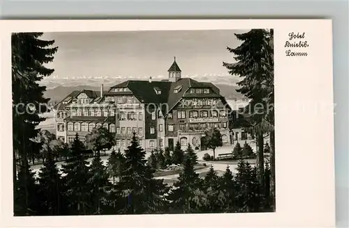 AK / Ansichtskarte Kniebis_Freudenstadt Kurhotel Kniebis Lamm Kniebis_Freudenstadt