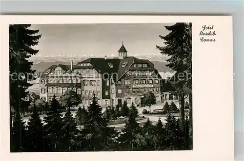 AK / Ansichtskarte Kniebis_Freudenstadt Kurhotel Kniebis Lamm Kniebis_Freudenstadt