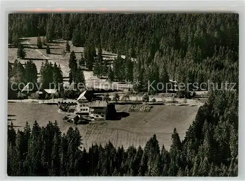 AK / Ansichtskarte Freudenstadt Fliegeraufnahme mit Schmelzles Hoehenhotel Zuflucht Freudenstadt