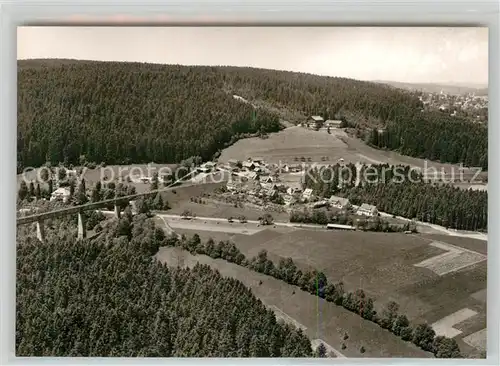 AK / Ansichtskarte Freudenstadt Fliegeraufnahme mit Lauterbad Freudenstadt