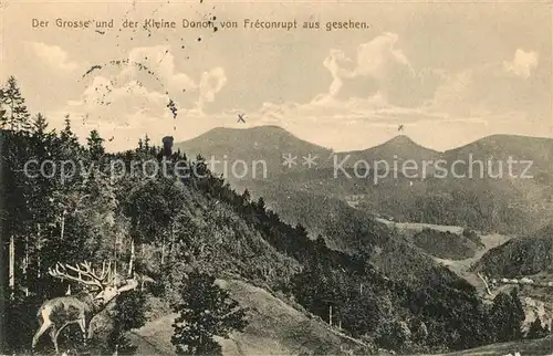 AK / Ansichtskarte Freconrupt_La_Broque Panorama Blick zum Grossen und Kleinen Donon 