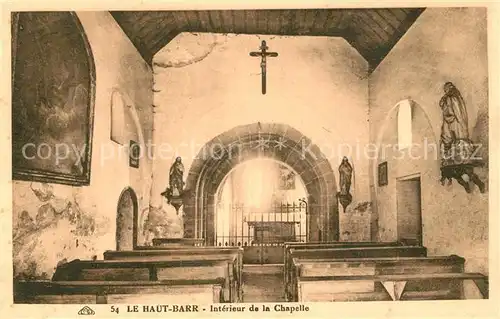 AK / Ansichtskarte Saverne_Bas_Rhin_Alsace Ruines du Chateau de Haut Barr Interieur de la Chapelle Saverne_Bas_Rhin_Alsace