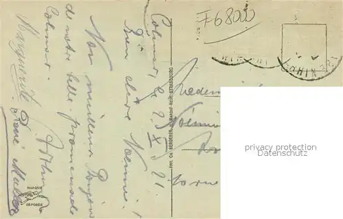 AK / Ansichtskarte Colmar_Haut_Rhin_Elsass Monument Rapp Denkmal Statue Colmar_Haut_Rhin_Elsass