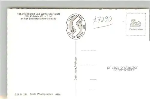 AK / Ansichtskarte Kniebis_Freudenstadt Kirchlein an der Schwarzwaldhochstrasse Winterlandschaft Kniebis_Freudenstadt