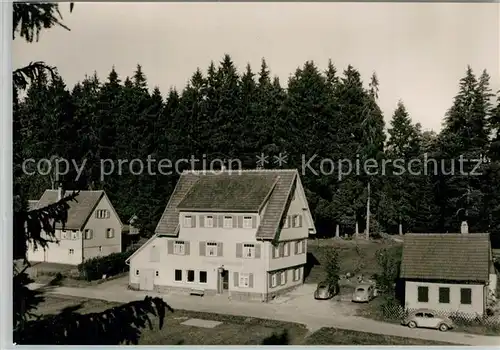 AK / Ansichtskarte Kniebis_Freudenstadt Pension Kniebishoehe Kurort im Schwarzwald Kniebis_Freudenstadt