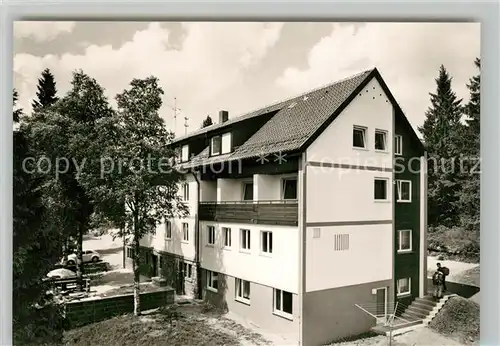 AK / Ansichtskarte Kniebis_Freudenstadt Naturfreundehaus Kurort im Schwarzwald Kniebis_Freudenstadt