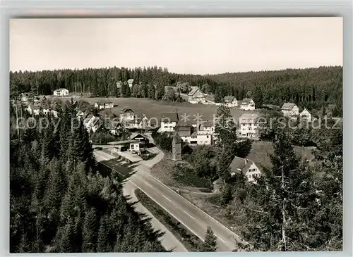 AK / Ansichtskarte Kniebis_Freudenstadt Teilansicht Hoehenluftkurort Schwarzwaldhochstrasse Kniebis_Freudenstadt