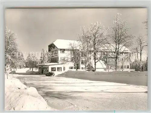AK / Ansichtskarte Zuflucht Hoehenhotel im Schwarzwald Winterimpressionen Zuflucht