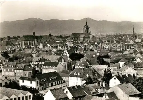 AK / Ansichtskarte Colmar_Haut_Rhin_Elsass Vue generale et la chaine des Vosges Colmar_Haut_Rhin_Elsass