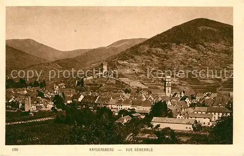 AK / Ansichtskarte Kaysersberg_Haut_Rhin Vue generale Kaysersberg_Haut_Rhin