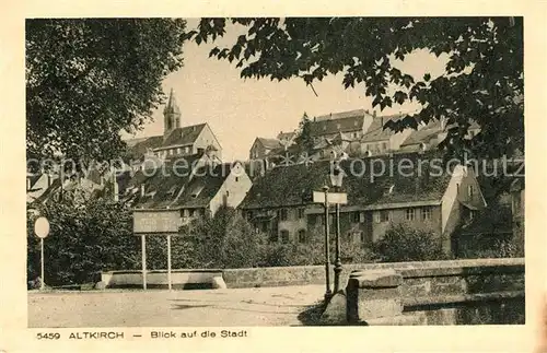 AK / Ansichtskarte Altkirch_Elsass Stadtblick Altkirch Elsass