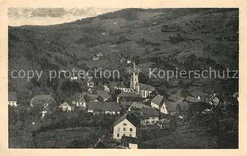 AK / Ansichtskarte Schnierlach Ortsansicht Schnierlach