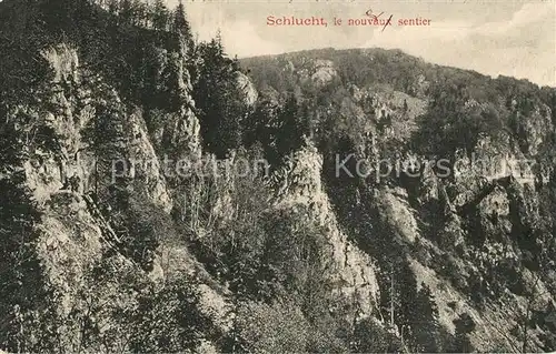 AK / Ansichtskarte La_Schlucht Le nouvaux sentier La_Schlucht