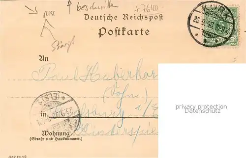 AK / Ansichtskarte Neumuehl_Kehl Gasthaus Krone Neumuehl Kehl