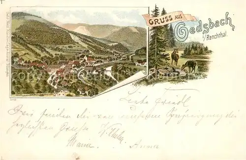 AK / Ansichtskarte Oedsbach_Oberkirch_Baden  Oedsbach_Oberkirch_Baden