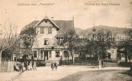AK / Ansichtskarte Affental Gasthaus zum Auerhahn Affental