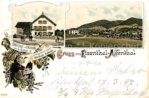 AK / Ansichtskarte Eisental Gasthaus zur Traube  Eisental
