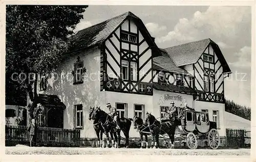 AK / Ansichtskarte Sosa_Erzgebirge Gasthaus zur Hoelle Sosa Erzgebirge