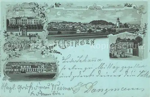 AK / Ansichtskarte Usingen Kaiser Postalm Bahnhof  Usingen