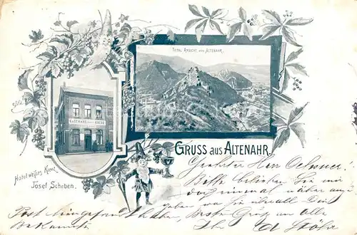 AK / Ansichtskarte Altenahr Gasthaus Kreuz Altenahr