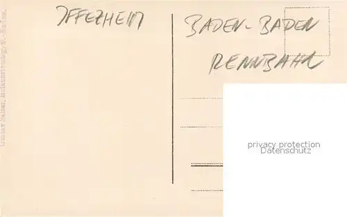 AK / Ansichtskarte Iffezheim Rennbahn Iffezheim