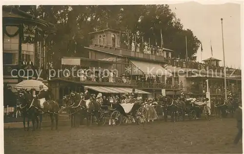 AK / Ansichtskarte Iffezheim Pferderennbahn Iffezheim