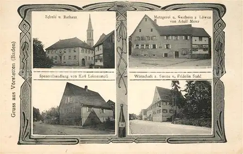 AK / Ansichtskarte Voerstetten Schule Rathaus Gasthaus Loewen Voerstetten