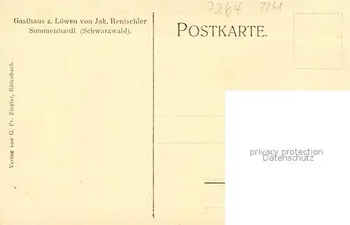 AK / Ansichtskarte Sommenhardt Gasthaus Loewen Sommenhardt