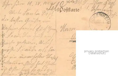 AK / Ansichtskarte Ichenheim Kirche Handlung von C. L. Weisskopf  Ichenheim