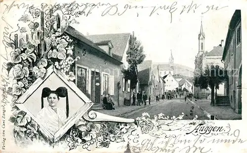 AK / Ansichtskarte Auggen Tracht Auggen