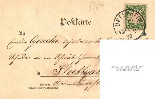 AK / Ansichtskarte Uffenheim Wuerzburger Tor Uffenheim