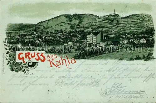 AK / Ansichtskarte Kahla_Thueringen  Kahla_Thueringen