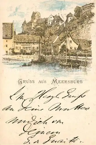 AK / Ansichtskarte Meersburg_Bodensee Gasthof Seehof Meersburg Bodensee