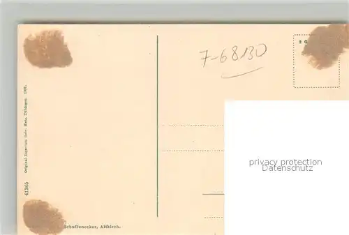 AK / Ansichtskarte Altkirch_Elsass Panorama mit Kirche Altkirch Elsass