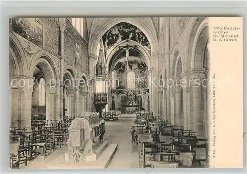 AK / Ansichtskarte Altkirch_Elsass Wallfahrtskirche St Morand Inneres Altkirch Elsass