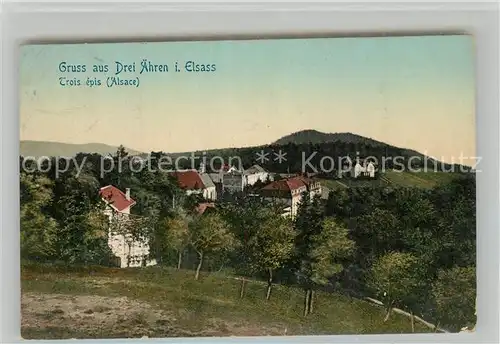 AK / Ansichtskarte Drei aehren_Trois Epis Panorama Drei aehren Trois Epis
