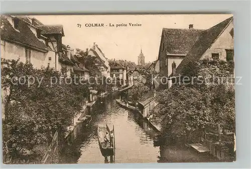 AK / Ansichtskarte Colmar_Haut_Rhin_Elsass La petite Venise Colmar_Haut_Rhin_Elsass