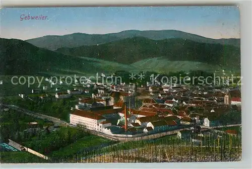 AK / Ansichtskarte Gebweiler_Elsass Panorama Gebweiler_Elsass