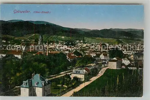 AK / Ansichtskarte Gebweiler_Elsass Panorama Gebweiler_Elsass