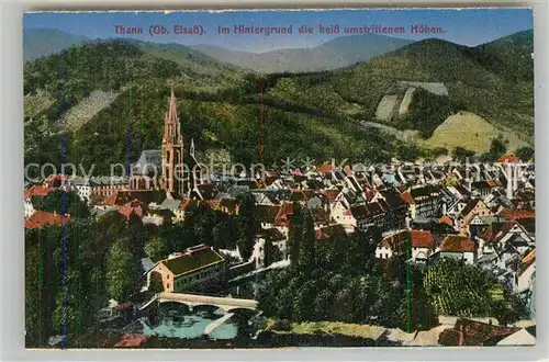 AK / Ansichtskarte Thann_Haut_Rhin_Elsass Ortsansicht Thann_Haut_Rhin_Elsass