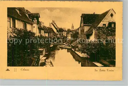 AK / Ansichtskarte Colmar_Haut_Rhin_Elsass La Petite Venise Colmar_Haut_Rhin_Elsass