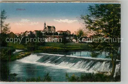 AK / Ansichtskarte Altkirch_Elsass Ortsansicht Stauwehr Altkirch Elsass