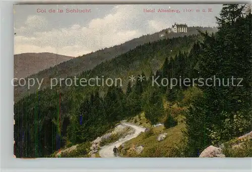 AK / Ansichtskarte Col_de_la_Schlucht Hotel Altenberg Col_de_la_Schlucht
