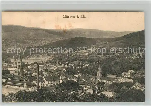 AK / Ansichtskarte Muenster_Elsass Panorama Muenster_Elsass