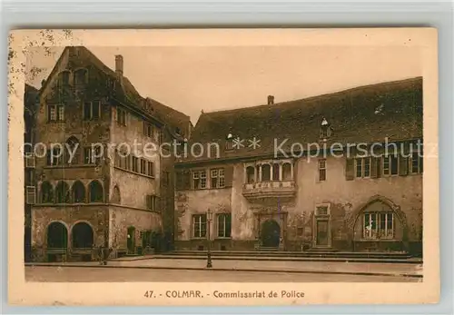 AK / Ansichtskarte Colmar_Haut_Rhin_Elsass Commissariat de Police Colmar_Haut_Rhin_Elsass