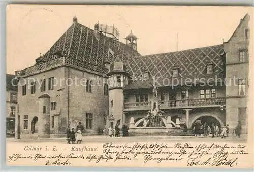 AK / Ansichtskarte Colmar_Haut_Rhin_Elsass Kaufhaus Colmar_Haut_Rhin_Elsass