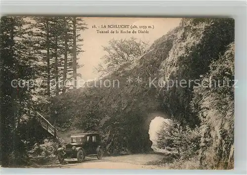 AK / Ansichtskarte La_Schlucht Tunnel de la Roche du Diable La_Schlucht
