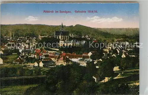 AK / Ansichtskarte Altkirch_Elsass Ortsansicht Altkirch Elsass