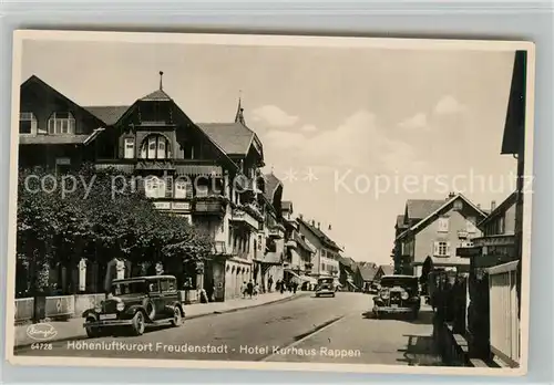 AK / Ansichtskarte Freudenstadt Hotel Kurhaus Rappen Kurort im Schwarzwald Freudenstadt